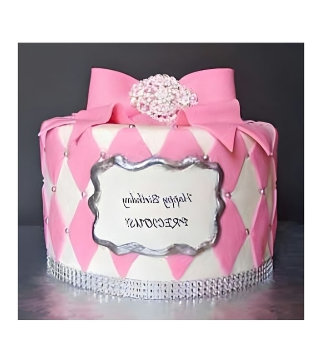 Bows and Bling  Cake 1, Pink Cakes