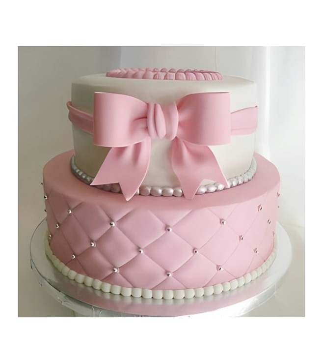 Pink Bows and Pearl Cake, Occasion Cakes