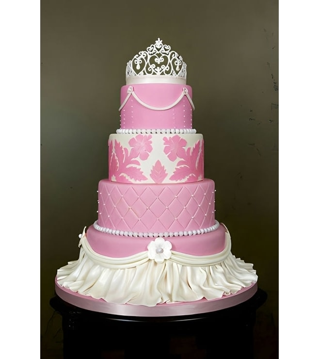 Pink Royalty Cake, Pink Cakes