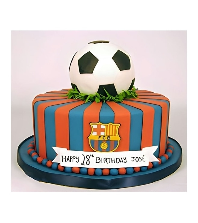 Barcelona FC Football Cake 1, Barcelona Cakes