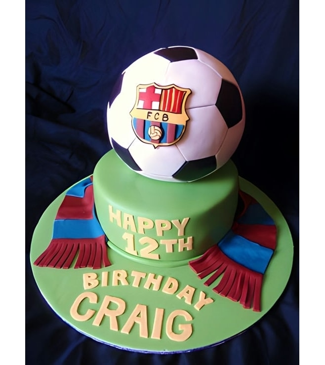 Barcelona FC Football Cake 2, Barcelona Cakes