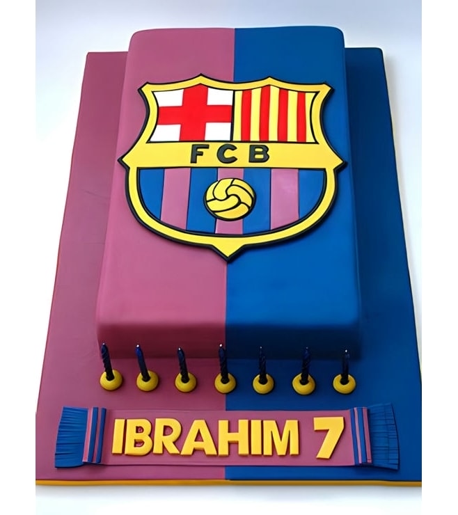 Barcelona Insignia Cake, Barcelona Cakes