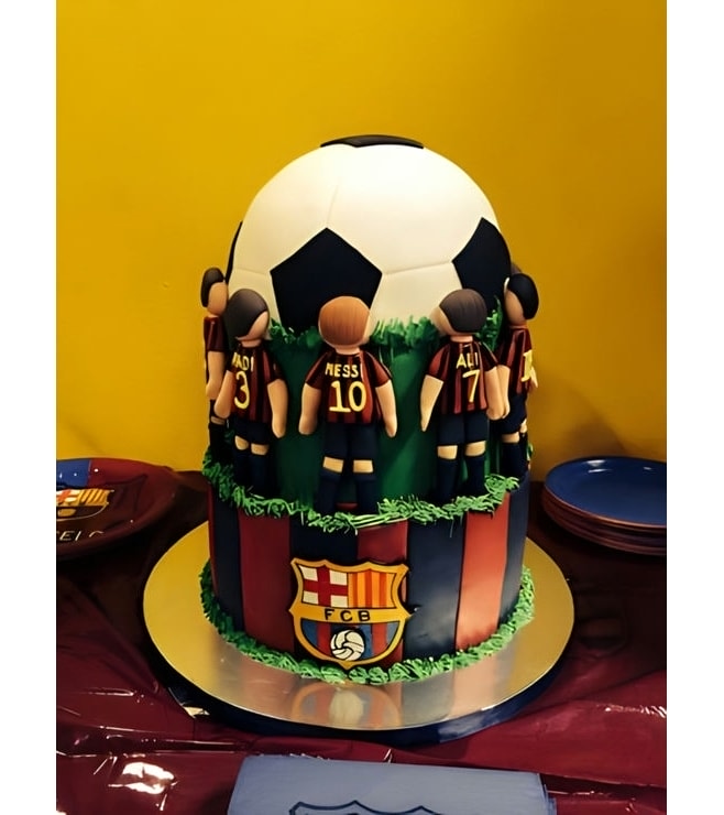 Barcelona Squad Cake