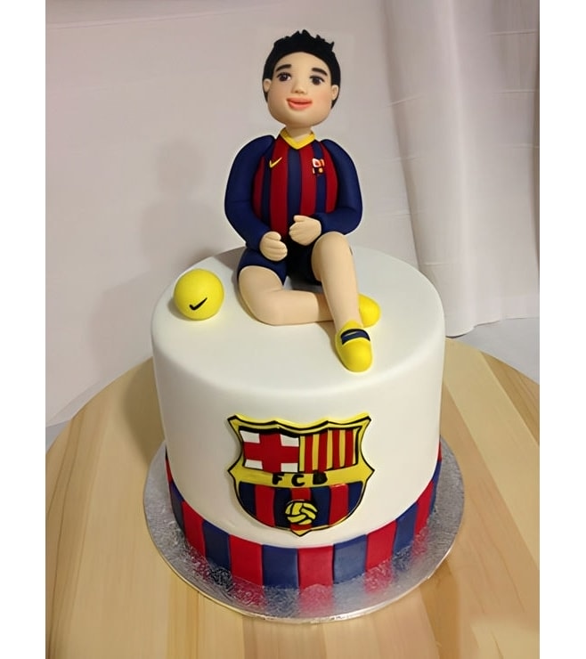 Seasoned Player Barcelona Cake, Barcelona Cakes