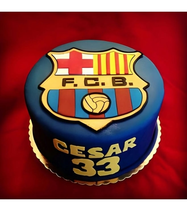 Barca's Biggest Fan Cake