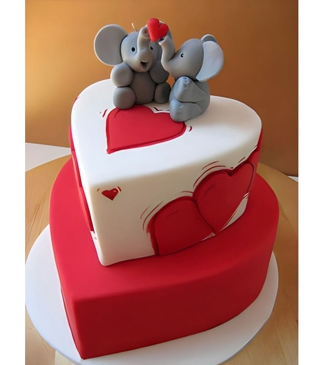 Elephant Love Cake