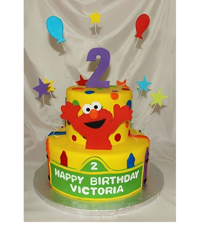 Elmo Birthday Cake 1, Elmo Cakes