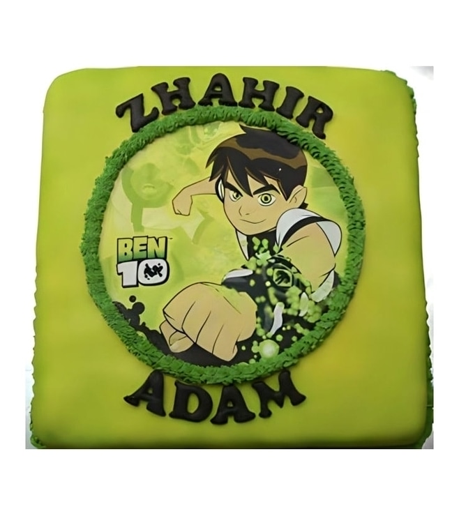 Ben 10 Powerup Cake 2