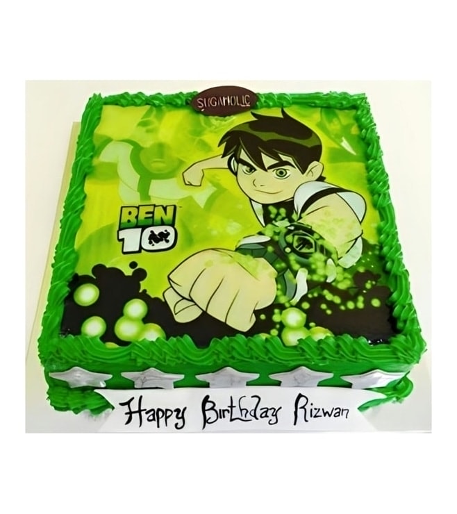 Ben 10 Power Up Cake 3, Ben 10 Cakes