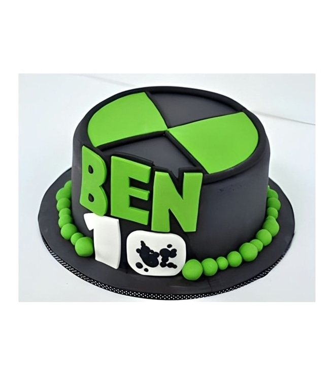 Ben 10 Logo Cake 2