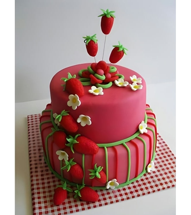 Strawberry Cascades Shortcake, Strawberry Cakes