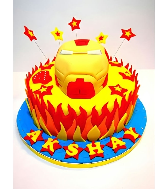 I Am Iron Man Cake