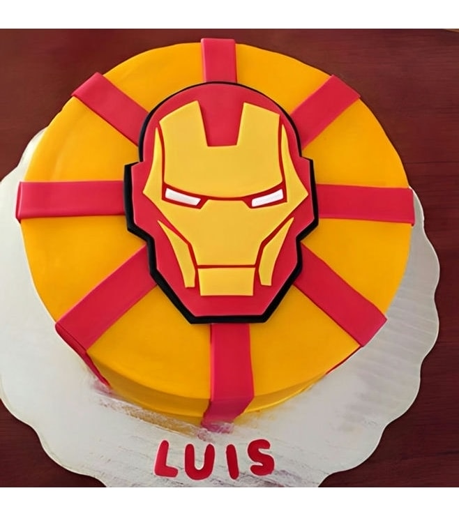 Iron Man Helmet Cake 1, Iron Man Cakes