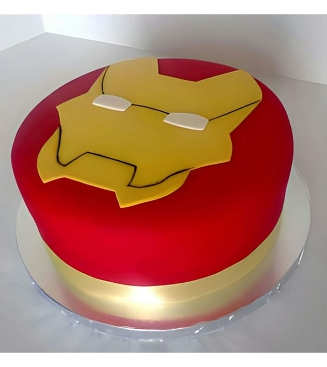 Iron Man Helmet Cake 4, Iron Man Cakes