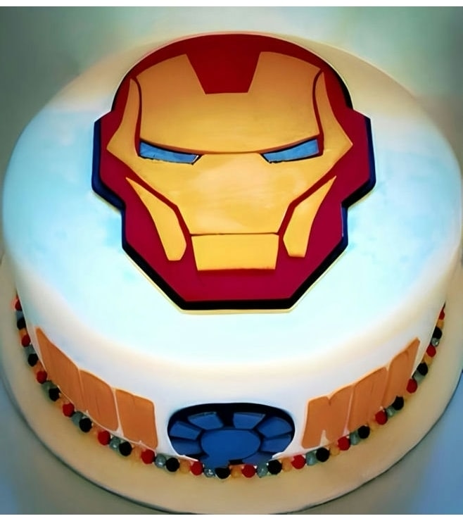 Iron Man Helmet Cake 2, Iron Man Cakes
