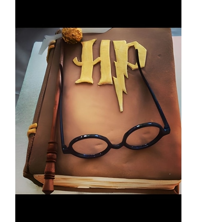 Harry Potter Book of Spells Cake