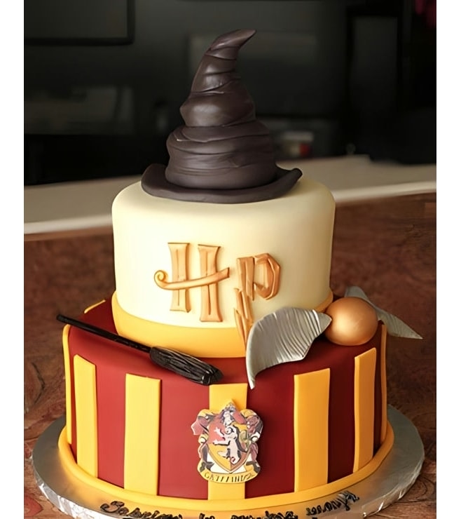 Gryffindor Themed Cake 3, Harry Potter Cakes