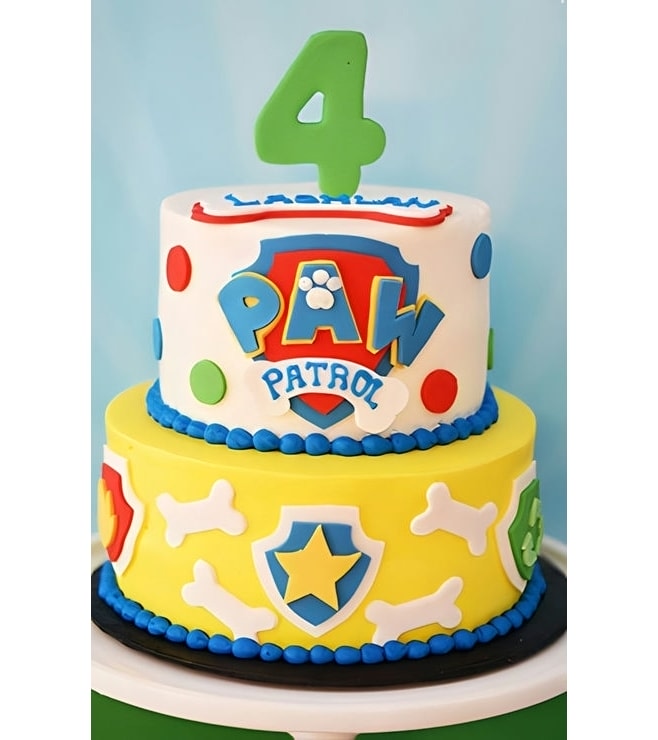 Paw Patrol Logo Cake 1