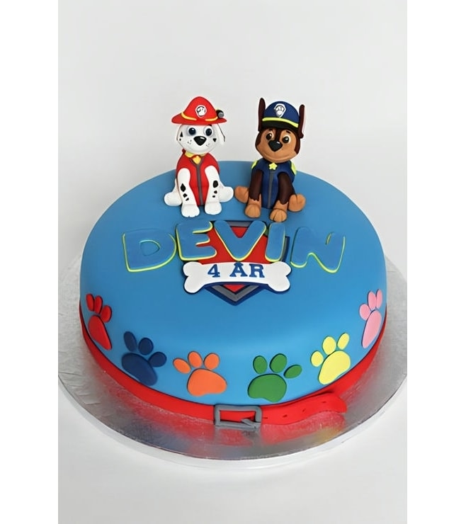 Chase & Marshall Paw Patrol Cake 1