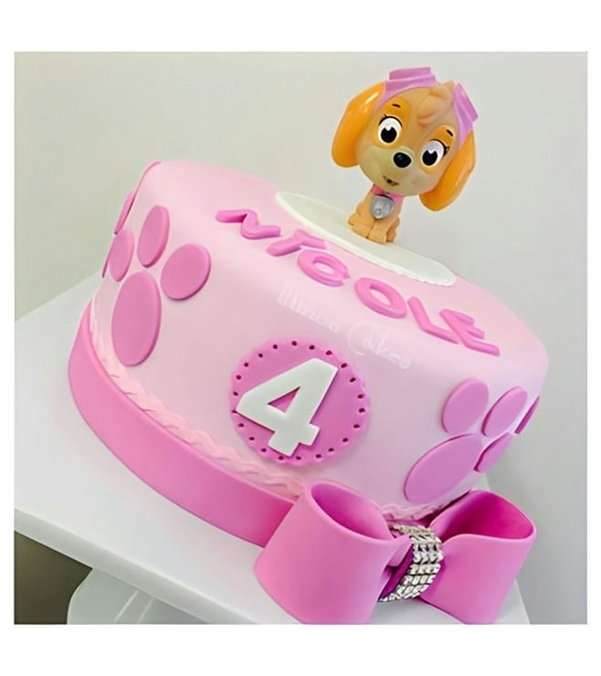 Paw Patrol Skye Cake, Pawpatrol Cakes