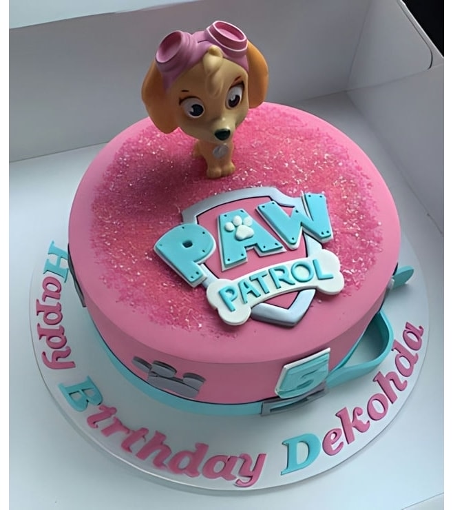 Let's Dive In! Paw Patrol Skye Cake, Pawpatrol Cakes