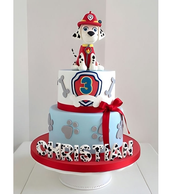 Fired Up Marshall Paw Patrol Cake