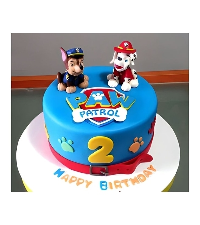 Chase & Marshall Paw Patrol Cake 2