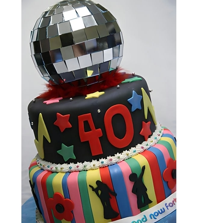 Groovy Disco Cake 1, Disco Cakes