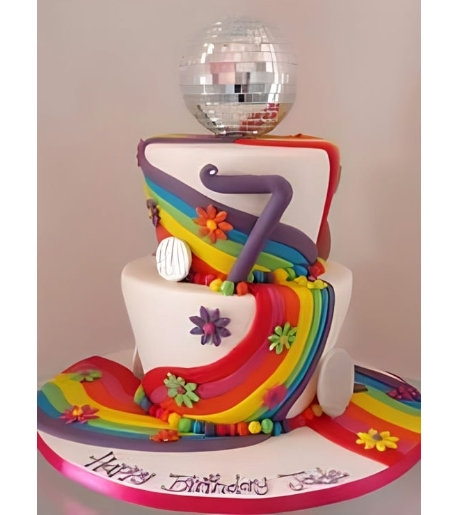 Groovy Disco Cake 2