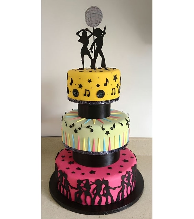 Boogie Nights Disco Cake 1, Disco Cakes