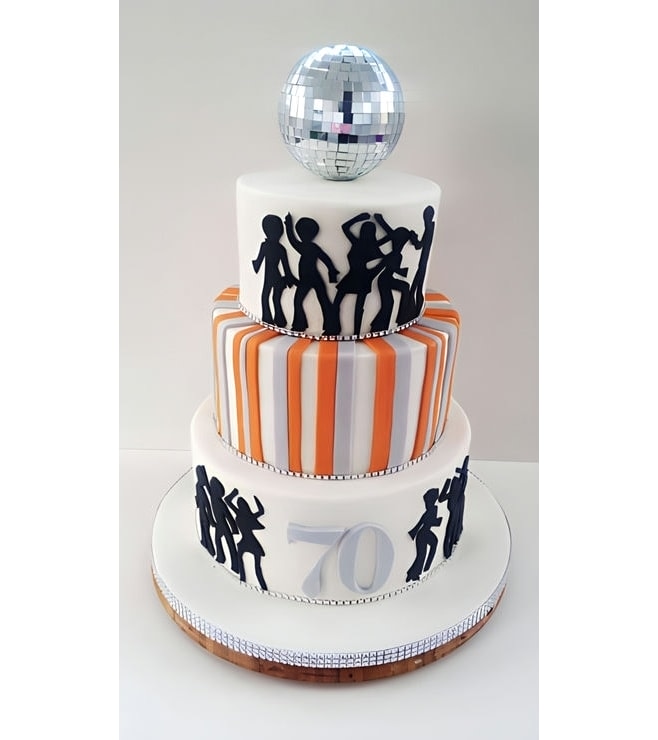 Dancing All Night Disco Cake