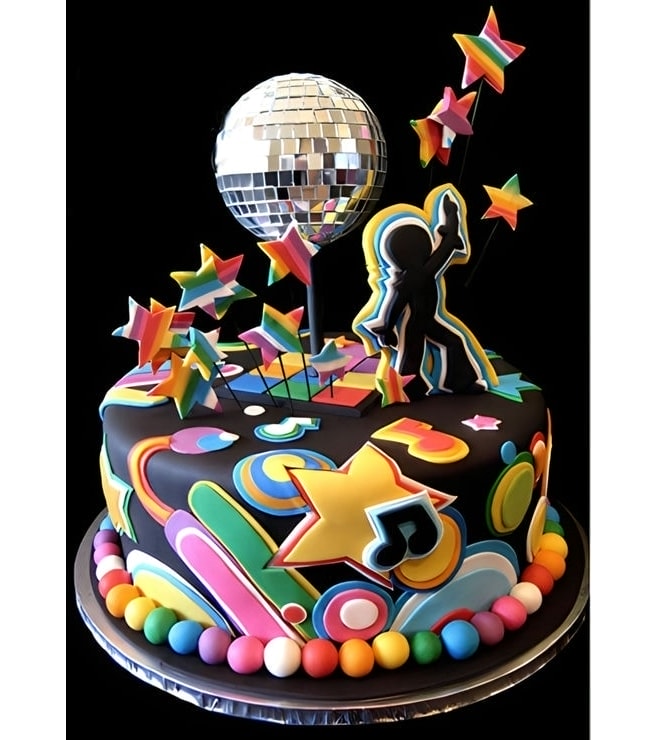 You're A Star Disco Cake