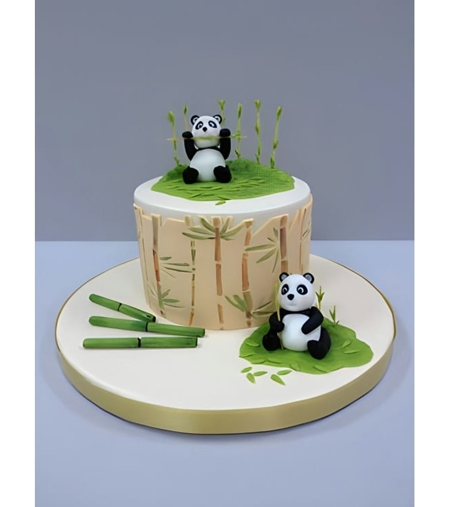 Cherry Blossom Panda Cake