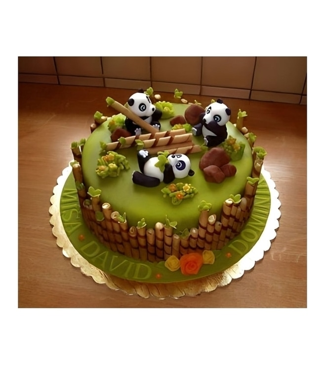 Panda Playtime Cake