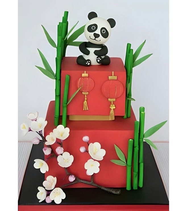 Chinese Panda Themed Cake