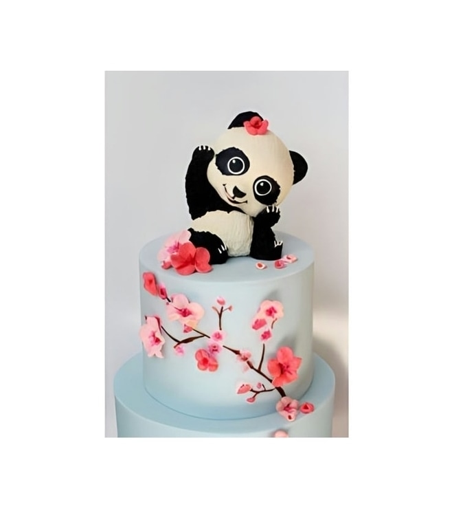 Cherry Blossom Panda Cake 2, Panda Cakes