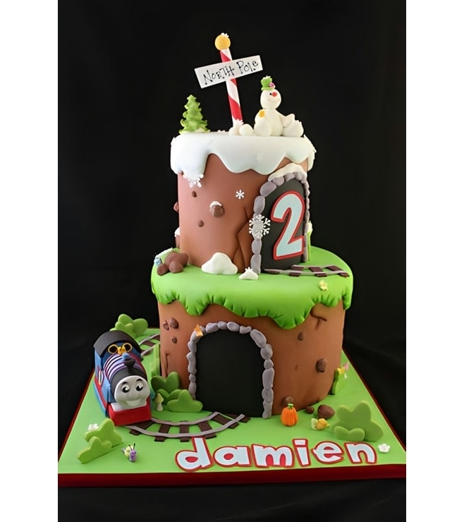 Thomas Winter Fun Cake, Thomas Tank Cakes