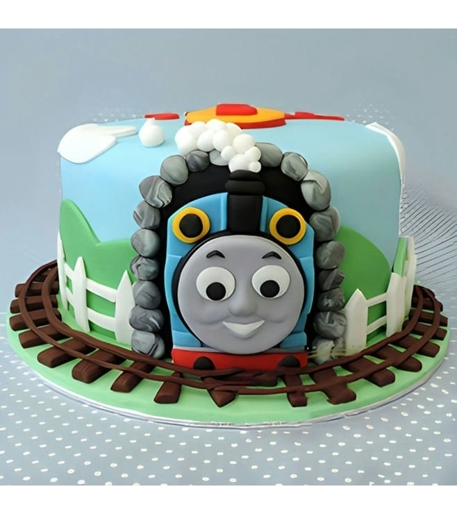Thomas The Tank Engine Surprise Cake