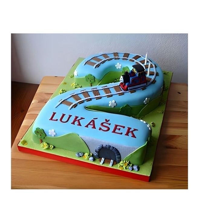 3D Thomas Tank Engine Number Cake