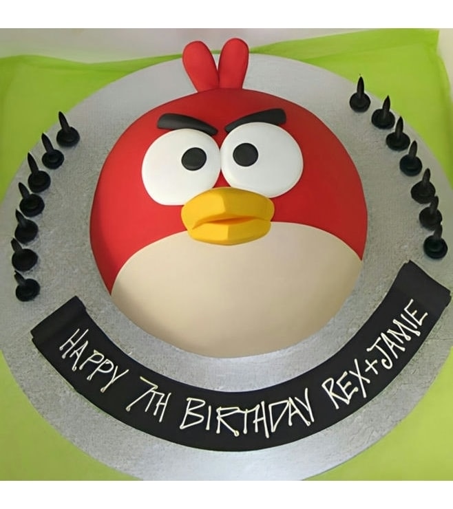 Angry Birds' Red 3D Cake, Angry Birds Cakes
