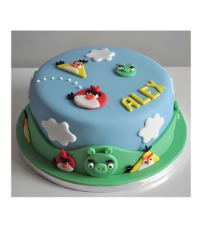 Angry Birds Aerial Assault Cake 2