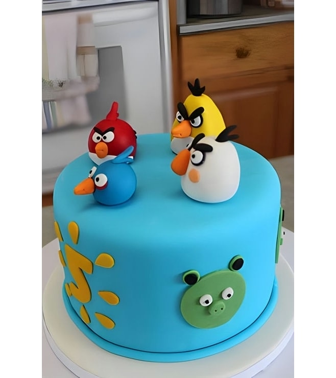 Angry Birds Squad Cake, Angry Birds Cakes