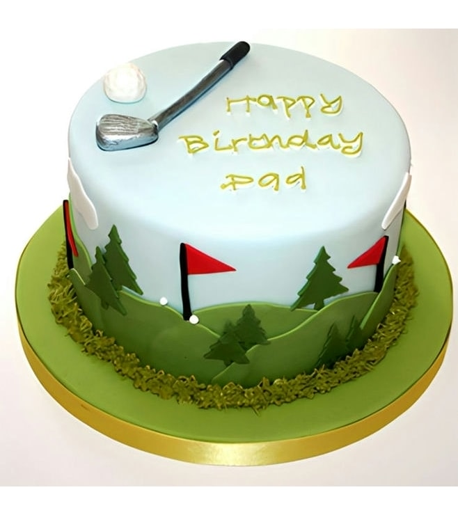 Golf Course Cake 4