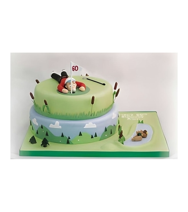 Sink The Putt Golf Cake