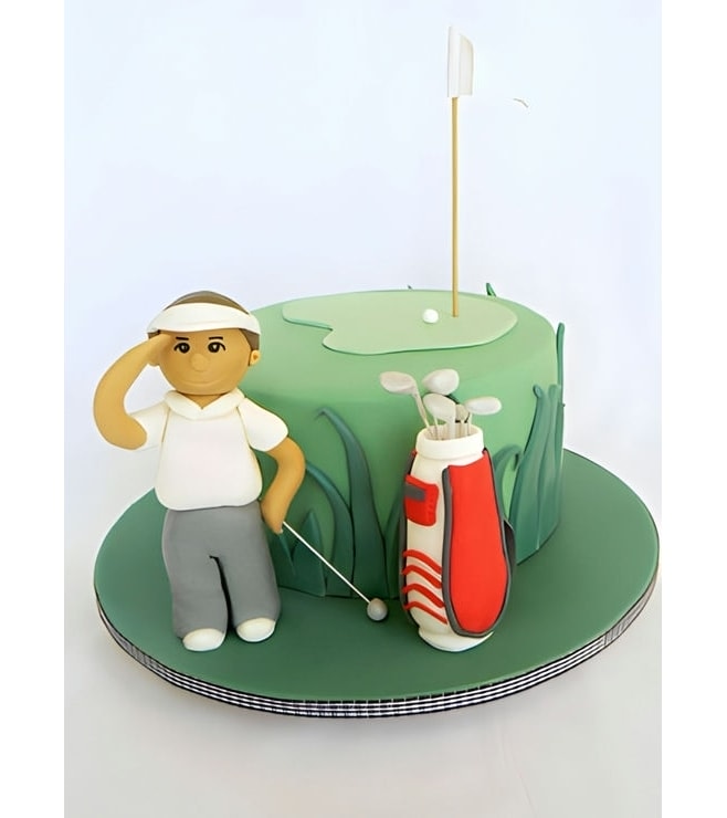 Perfect Drive Golf Cake