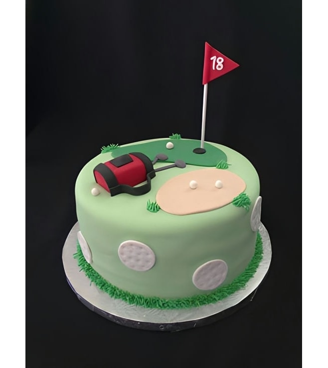 Golf Course Cake 2