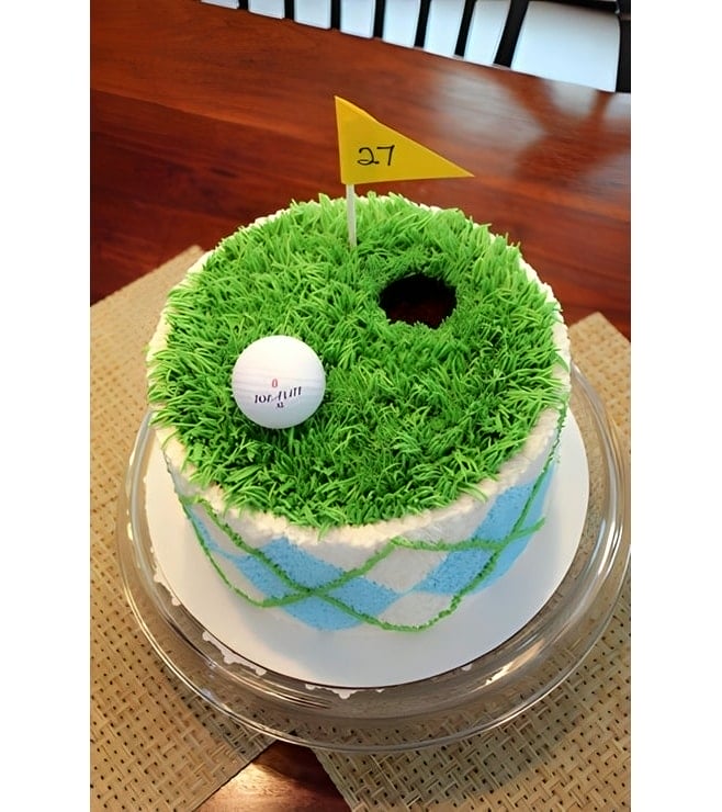 Easy Putt Birthday Cake, Golf Cakes