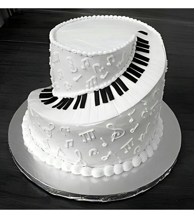 Piano Stairway Cake