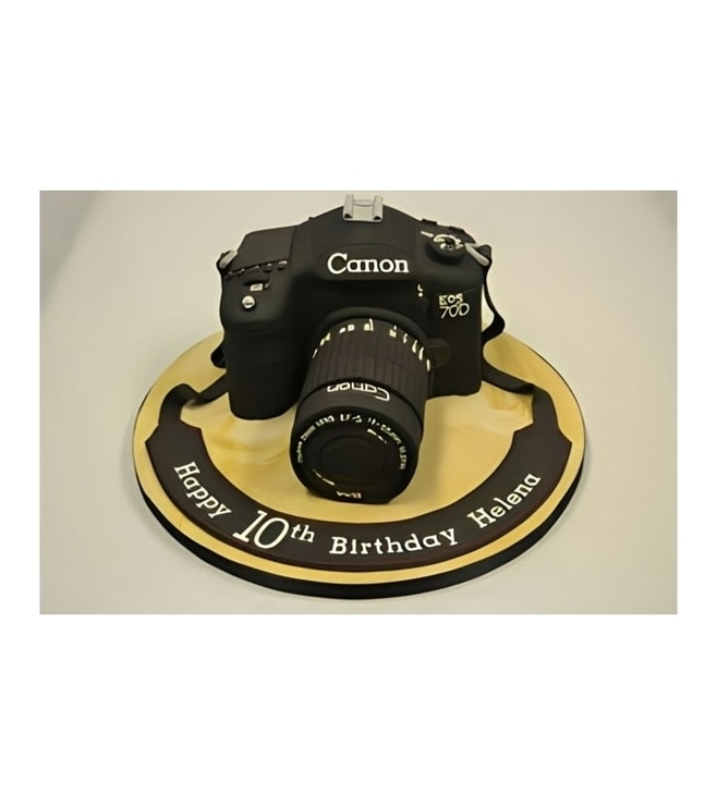 Canon Enthusiast Cake 2, Camera Cakes