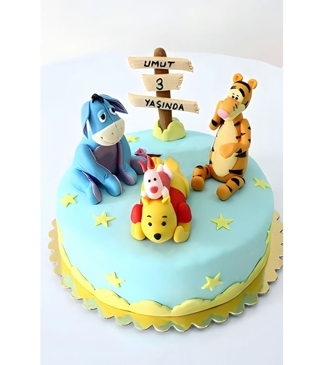 Winnie the Pooh Friends Forever Cake